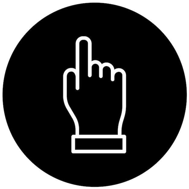 Vector Design Click Indicator Icon Style