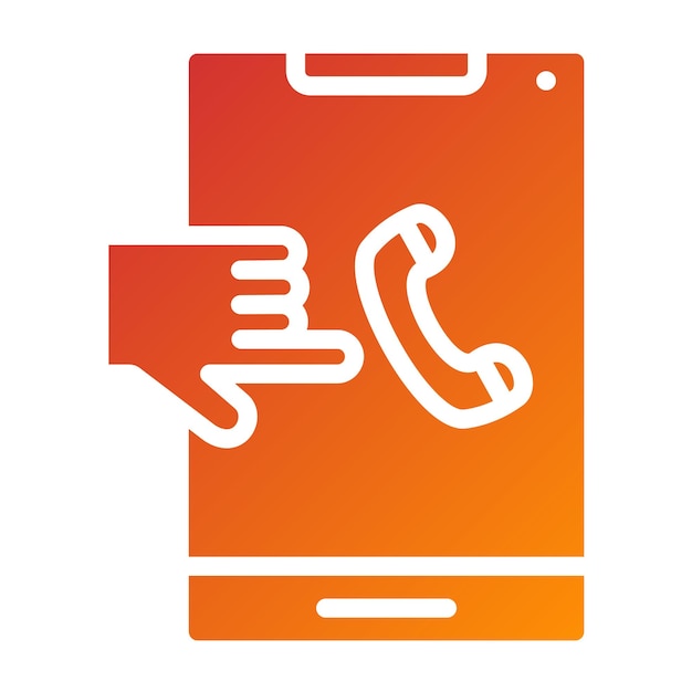 vector design clicktocall icon style