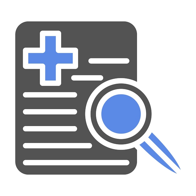 Vector Design Clinical Research Icon Style