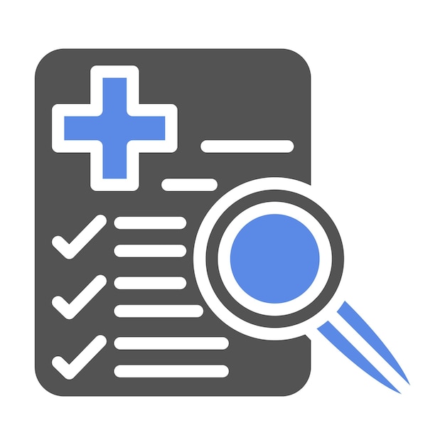 Vector Design Clinical Trials Icon Style
