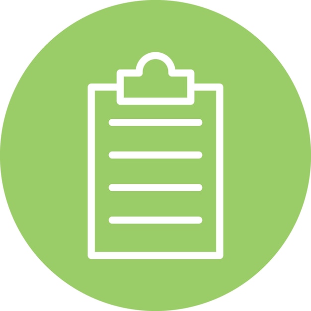 Vector Design Clipboard Icon Style
