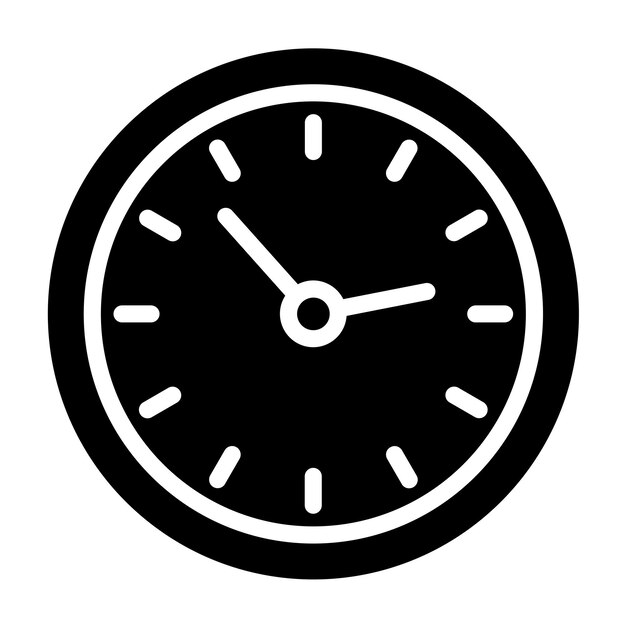 Vector Design Clock Icon Style
