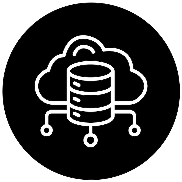 Vector Design Cloud Computing Icon Style
