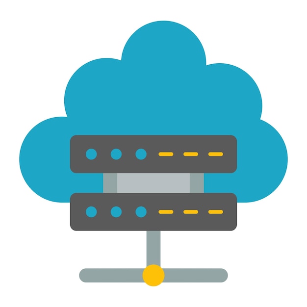 Vector Design Cloud Computing Icon Style