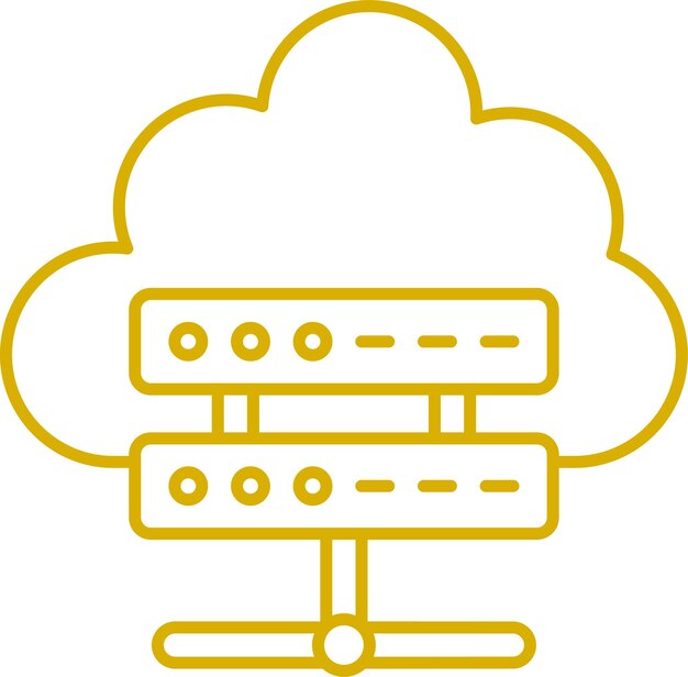 vector design cloud computing icon style