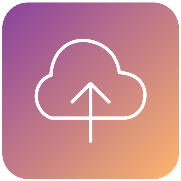 vector design cloud storage icon style