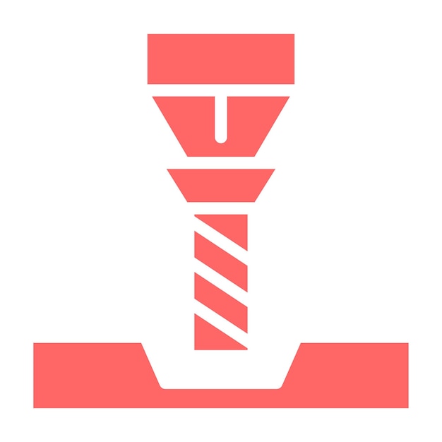 Vector Design CNC Machine Icon Style