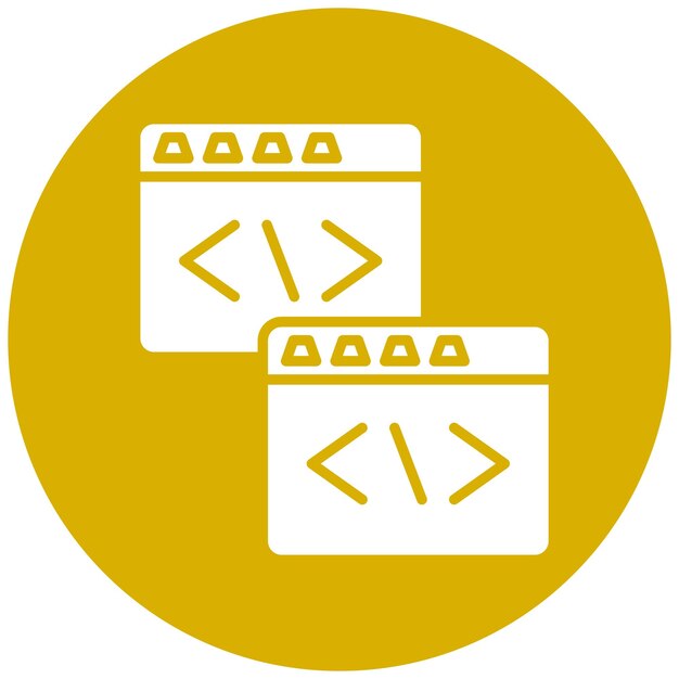vector design code refactoring icon style