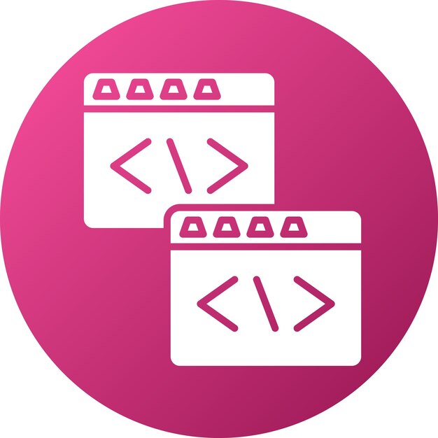 vector design code refactoring icon style