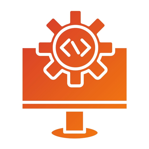 Vector Design Code Settings Icon Style
