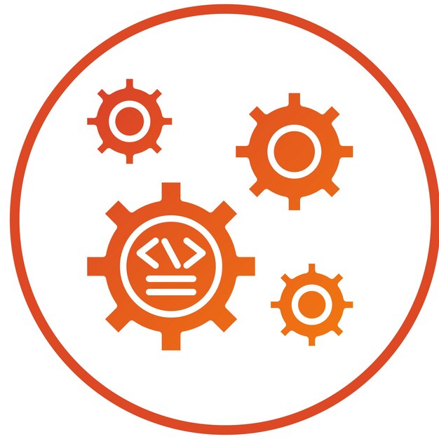 Vector Design Code Settings Icon Style