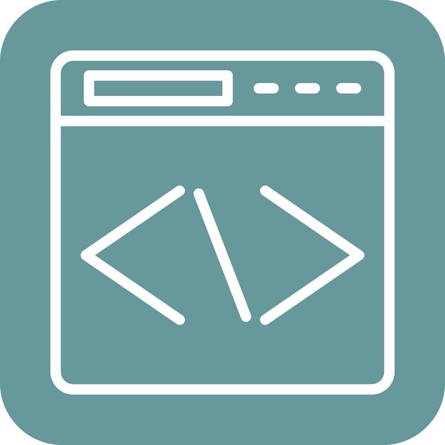 vector design coding icon style