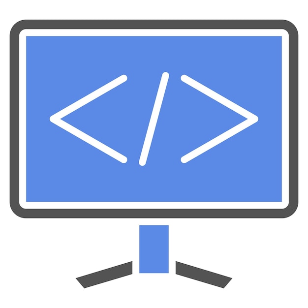 vector design coding icon style