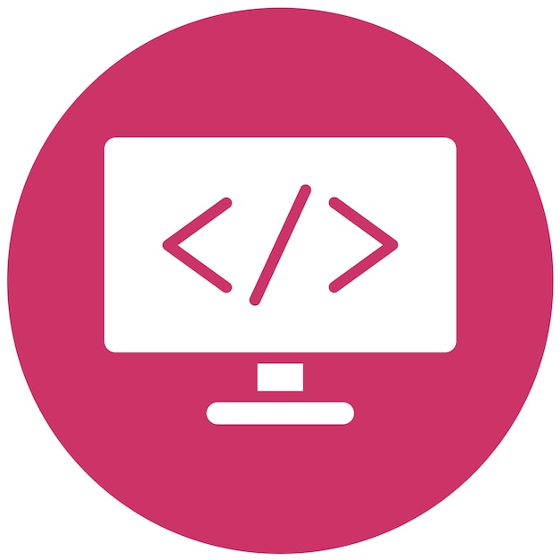 Vector Design Coding Symbols Icon Style