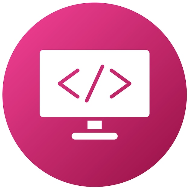 Vector Design Coding Symbols Icon Style