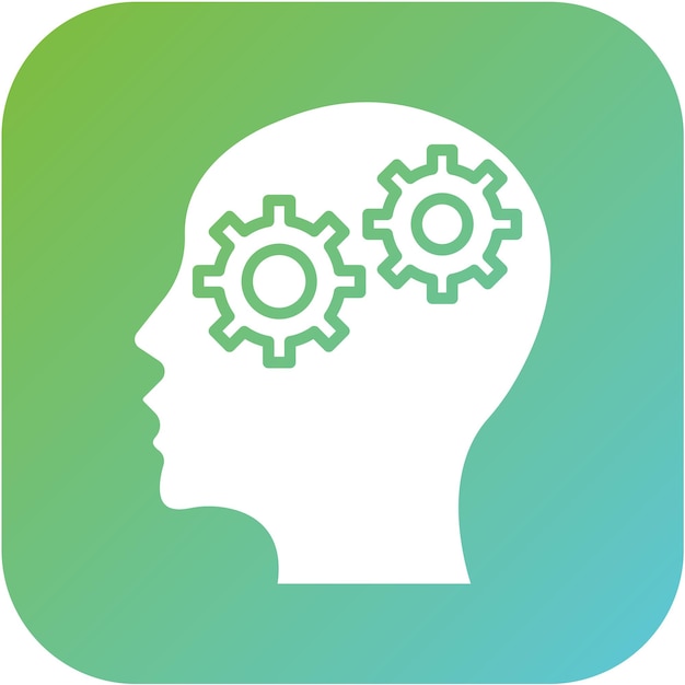 vector design cognitive icon style