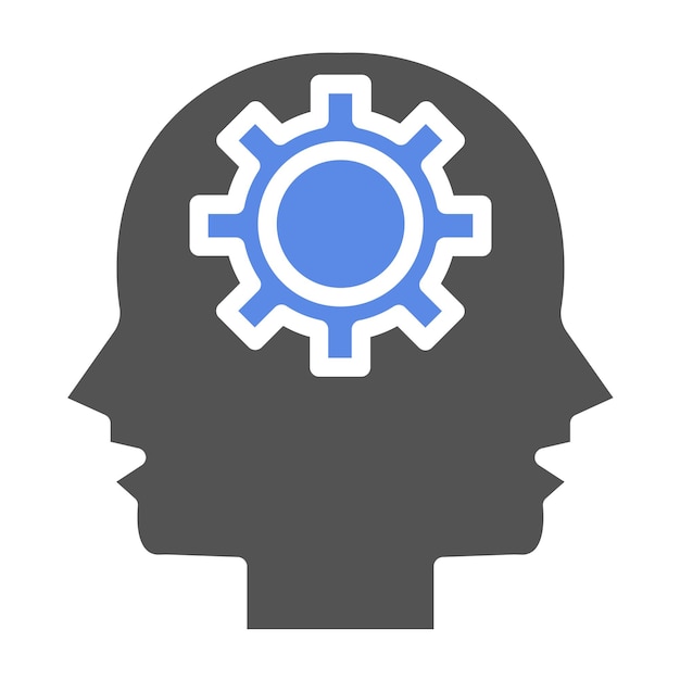 Vector Design Cognitive Psychology Icon Style