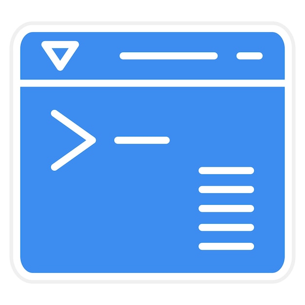 Vector Design Command Glyph Stickersvg Style