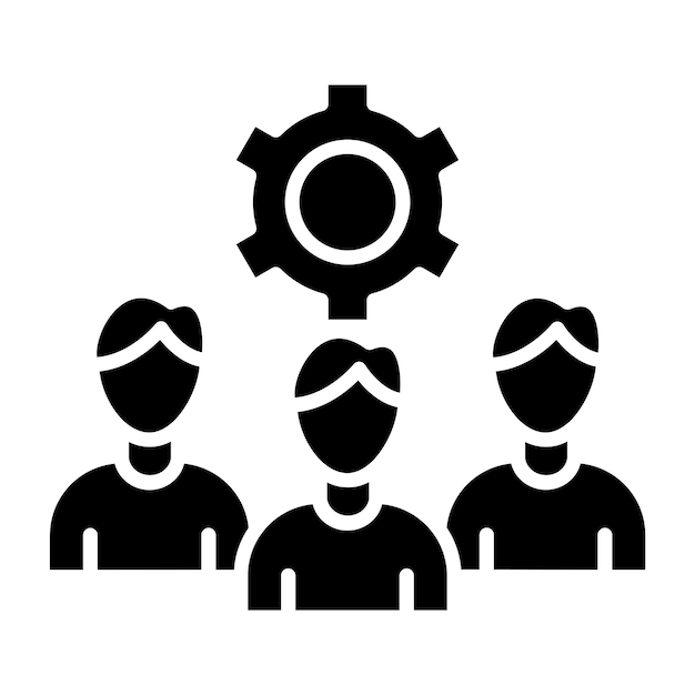 Vector Design Community Service Icon Style