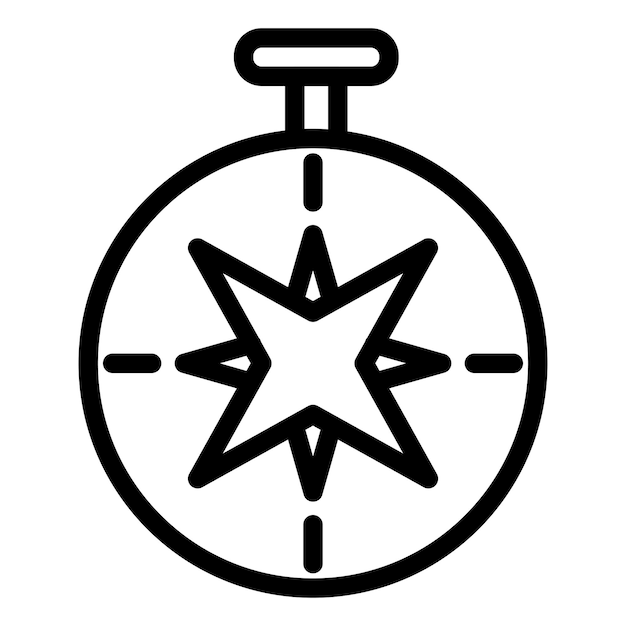 Vector Design Compass Icon Style