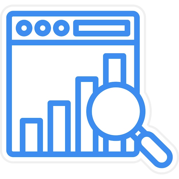 Vector Design Competitive Analysis Icon Style