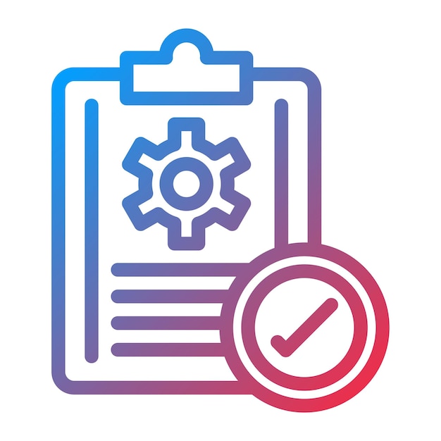 Vector Design Complete Project Icon Style