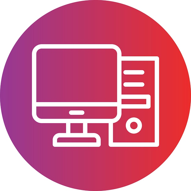 vector design computer icon style