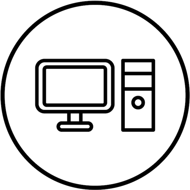 Vector Design Computer Icon Style