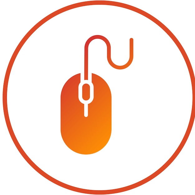 vector design computer mouse icon style