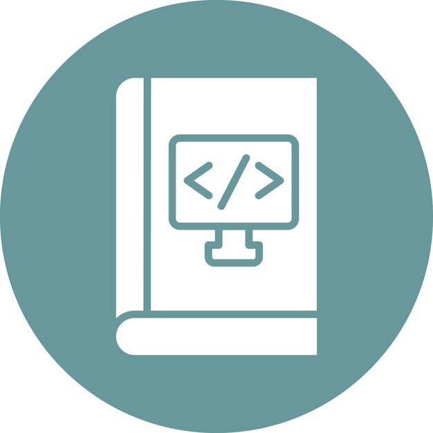 Vector Design Computer Science Course Icon Style