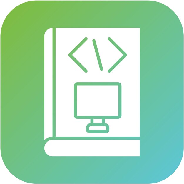 vector design computer science course icon style