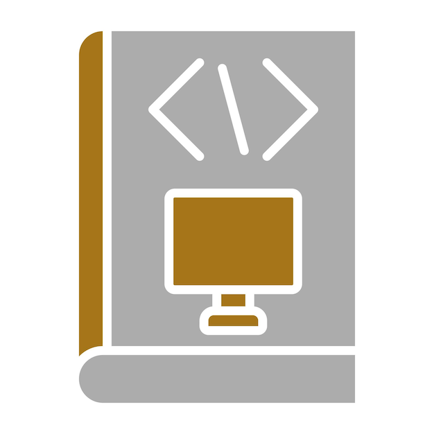vector design computer science course icon style