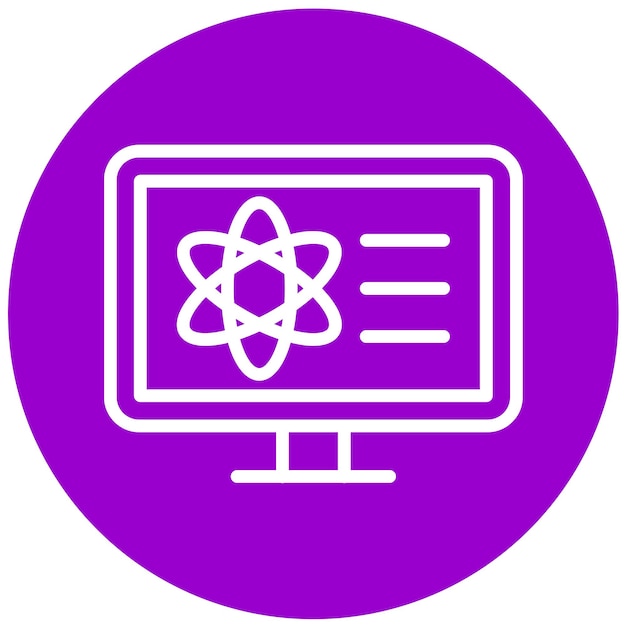 Vector Design Computer Science Icon Style