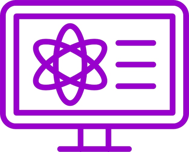 Vector Design Computer Science Icon Style