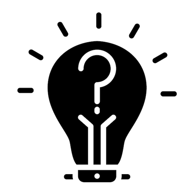 Vector Design Confidence Mark Icon Style