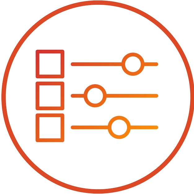 vector design configuration tools icon style