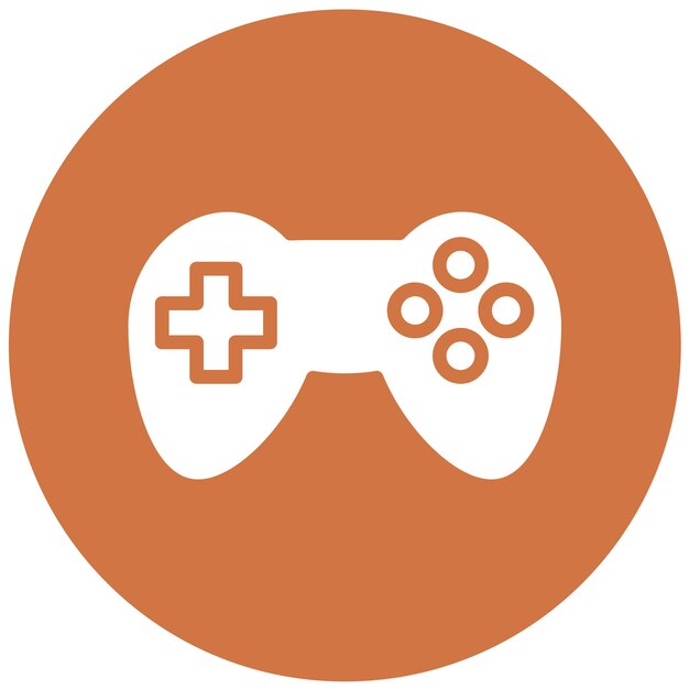 Vector Design Console Game Icon Style