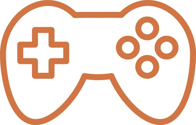 Vector Design Console Game Icon Style