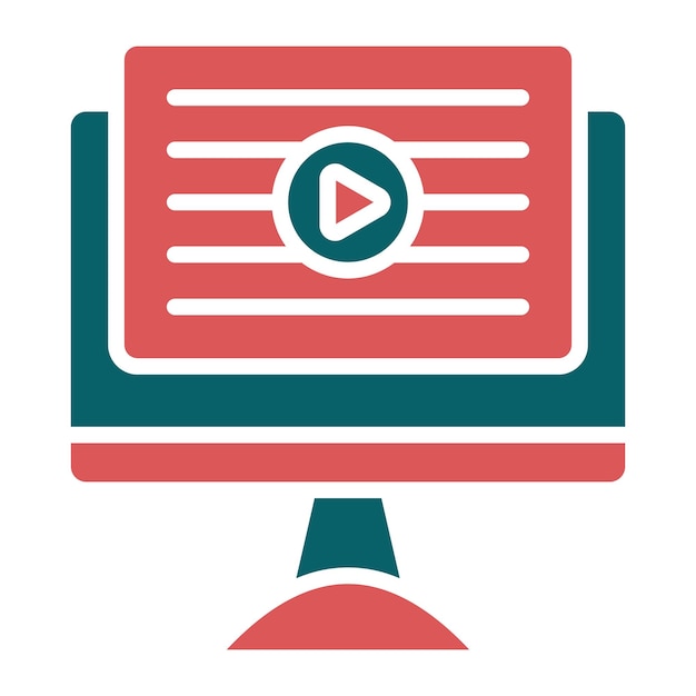 Vector Design Content Production Icon Style