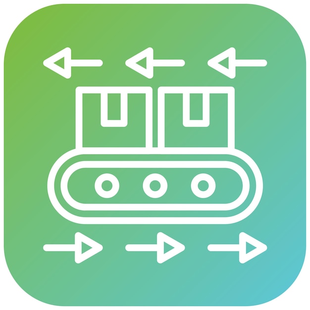 Vector Design Continuous Flow Icon Style