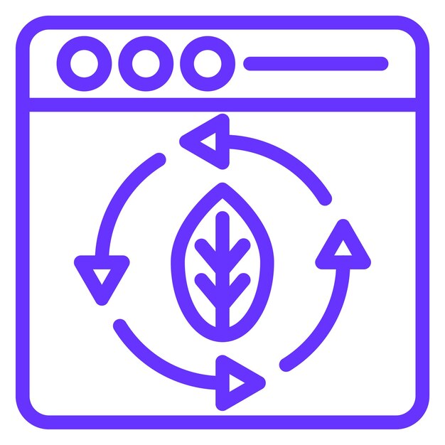 Vector Design Continuous Updating Icon Style