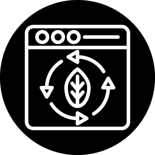 Vector Design Continuous Updating Icon Style
