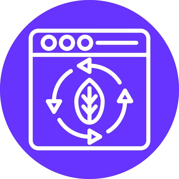 Vector Design Continuous Updating Icon Style