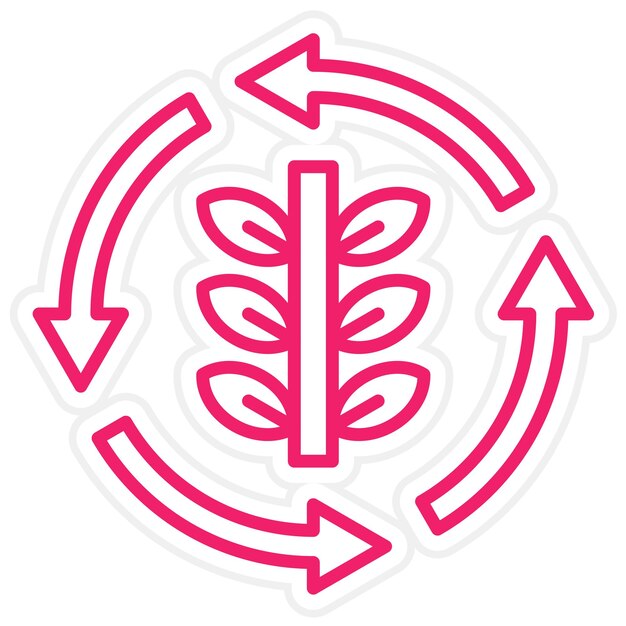 Vector Design Continuous Updating Icon Style