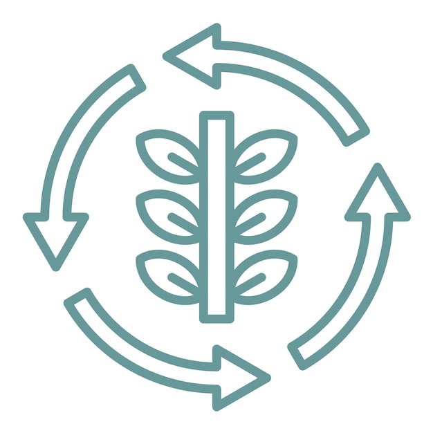 Vector Design Continuous Updating Icon Style