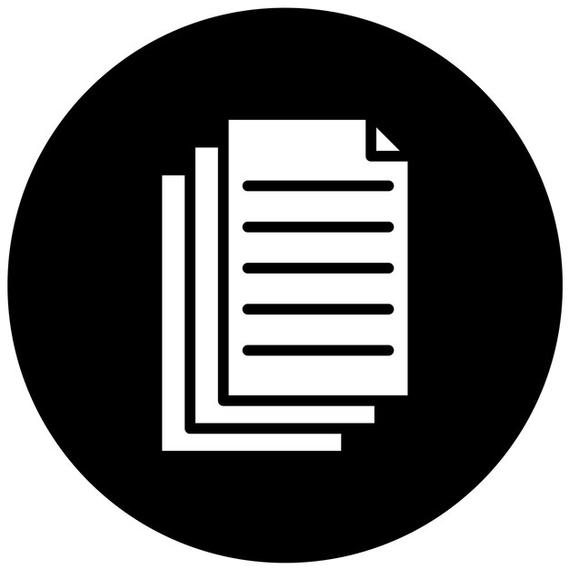 Vector Design Contract Icon Style