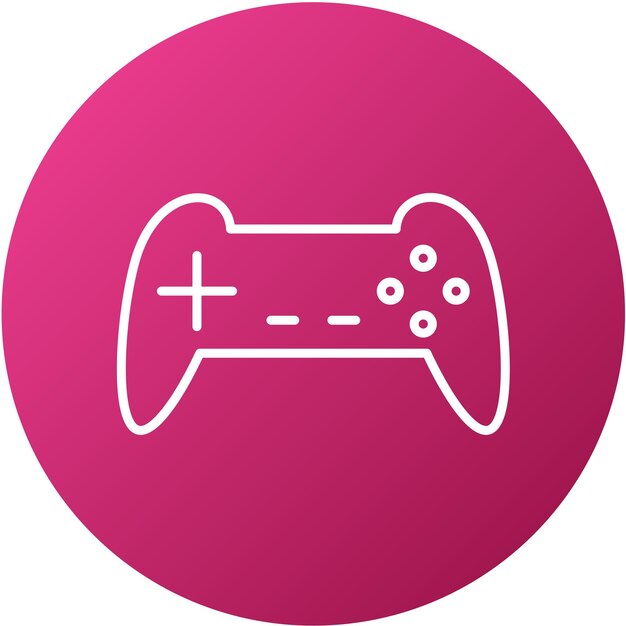 vector design controller icon style
