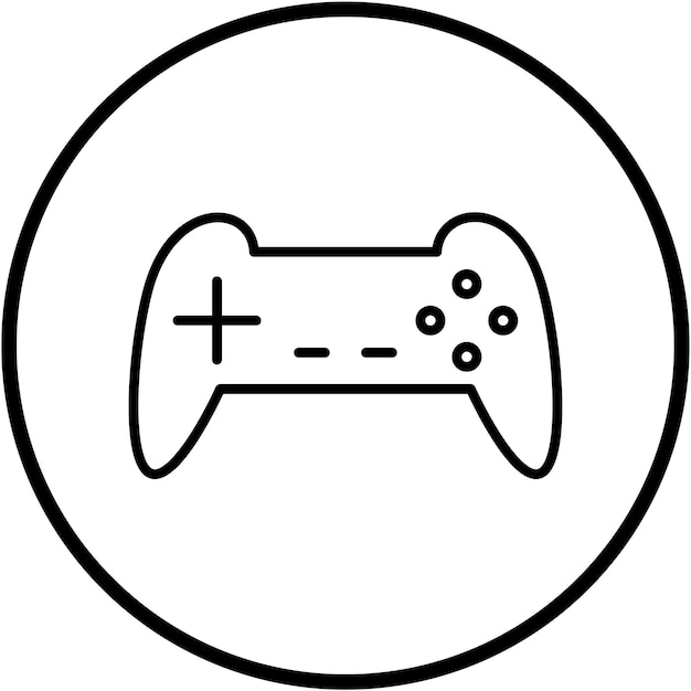 vector design controller icon style