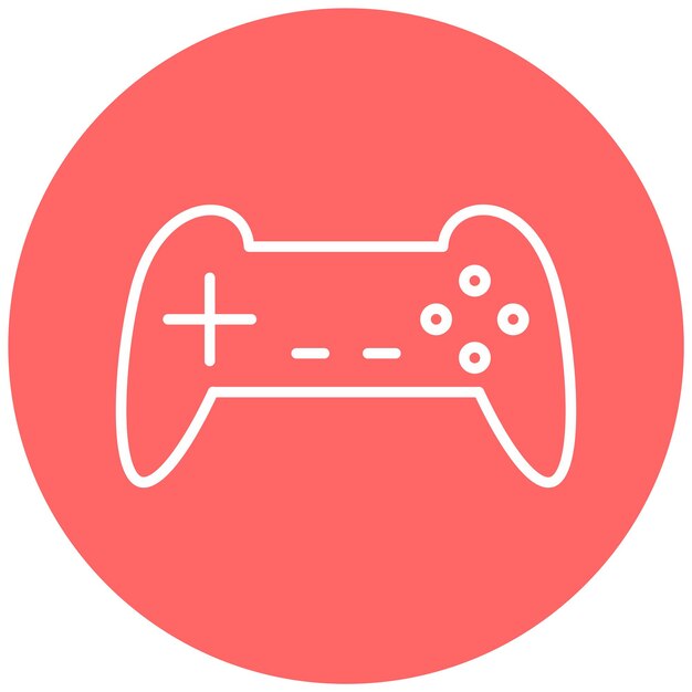 vector design controller icon style