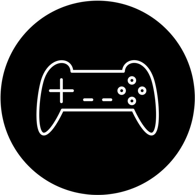 vector design controller icon style